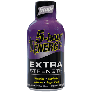 Grape flavored Extra Strength 5-hour ENERGY® Shot