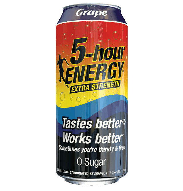 Grape flavored Extra Strength 5-hour ENERGY® Drink