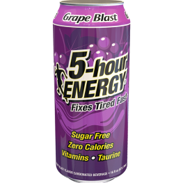 Grape Blast flavor Extra Strength 5-hour ENERGY® Drink Grape Blast flavor Extra Strength 5-hour ENERGY® Drink