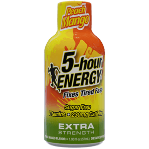 Peach Mango flavor Extra Strength 5-hour ENERGY® Shot