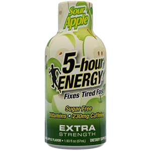 Sour Apple flavor Extra Strength 5-hour ENERGY® Shot