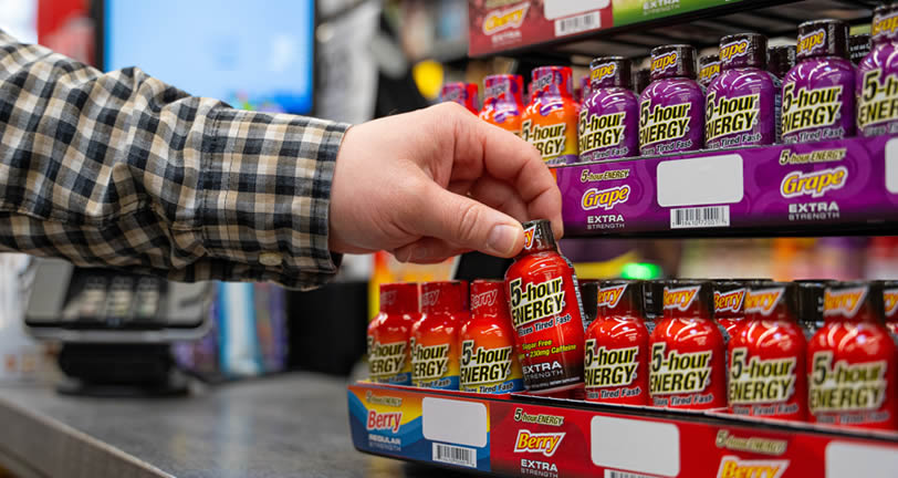 5-hourENERGY-ImpulseBuy Hand Grabbing 2024 5-hour ENERGY Shot 16-box rack